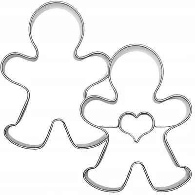 Produktbild von EkoForemki Pan Ciastuś Keksausstecher 2 Stück 6,6 cm