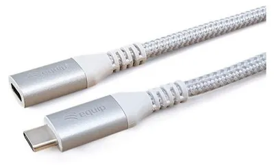 Obrázek produktu pro Equip 128375, 0,5 m, USB C, USB C, USB 3.2 Gen 2 (3.1 Gen 2), 10 Gbit/s, Bílá