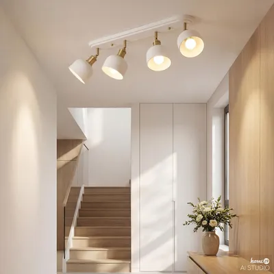 Produktbild von home24 Deckenleuchte - 4-flammig - Eisen