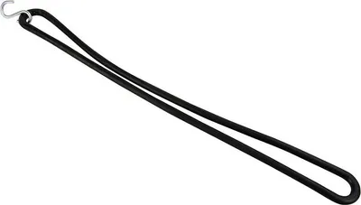 Produktbild von Gummiband mit S-Haken 40cm elastisch schwarz