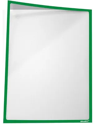 Produktbild von Infotasche magnetisch für DIN A3 435x312mm hoch/quer VE=5 Stück gelbgrün