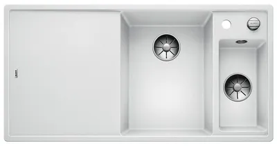 Obrázok produktu pre Blanco Axia III 6 - Silgranitový drez, 990x500 mm, s ovládaním odtoku a príslušenstvom, InFino, biela 523492