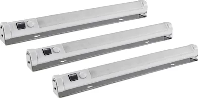Produktbild von 3er Set LED Unterbauleuchte mit Bewegungsmelder Batteriebetrieb warmweiss
