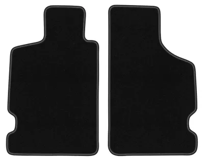 Image de Tapis avant en moquette pour Citroen Saxo 1996-2003 (à hayon) – 2 pièces, noirs, sur mesure – Wielganizator BASIC