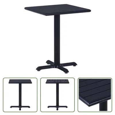 Zdjęcie produktu dla Stół ogrodowy Living Store czarny 60x60x75 cm