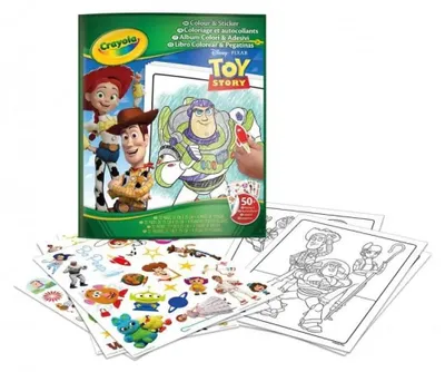 Produktbild von Crayola Toy Story Malbuch Und Stickerbuch    One Size