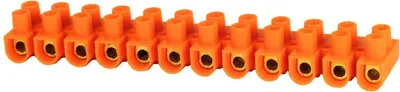 Zdjęcie produktu dla Listwa zaciskowa gwintowana 12-biegunowa 6 mm pomarańczowa LTF 12-6 Simet 21412108