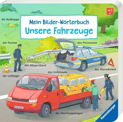 Obrázek produktu pro Mein Bilder-Wörterbuch: Unsere Fahrzeuge