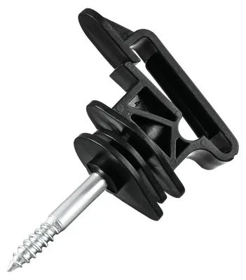 50 Breite Bandisolatoren bis 40 mm für Holzpfosten