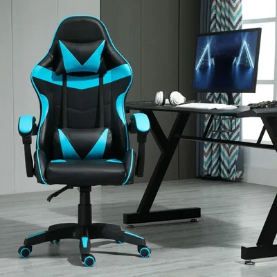 Produktbild von MCC Bürostuhl, Gaming Sessel, Ergonomisch, Schreibtischstuhl, Drehstuhl, Gamingstuhl in 4 Farben erhältlich