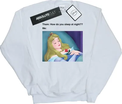 Produktbild von Disney - "Sleeping Beauty" Sweatshirt für Damen BI12471 (L) (Weiß)