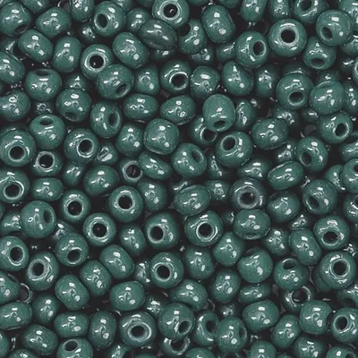Produktbild von Rocailles 2,5 mm tannengrün VE=6x13g