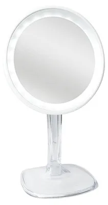 Produktbild von UNIQ Halo LED-Kosmetikspiegel mit 10-facher Vergrößerung - Weiß