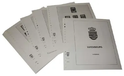 Produktbild von Lindner-T Nachtrag Vordruckblätter Luxemburg Jahrgang 2018