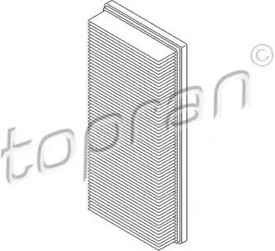 Produktbild von TOPRAN 300 172 Luftfilter für FORD MONDEO II Kombi (BNP) Rechteckig