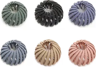 Produktbild von Stück Haarspangen für Damen, Vintage Vogelnest Haarklammern Große Haarclips Haargreifer Haar Accessoire Haarschmuck für Mädchen Damen, Einfarbig