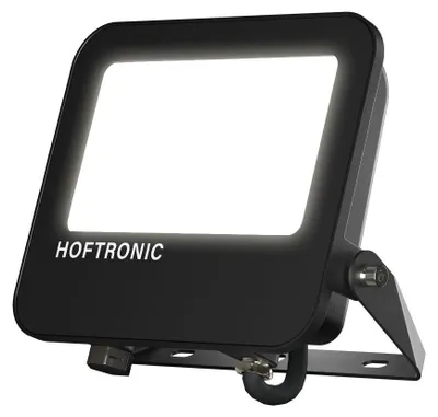 Image de HOFTRONIC - Projecteur LED 50W 4000K IP65 Noir verre dépoli