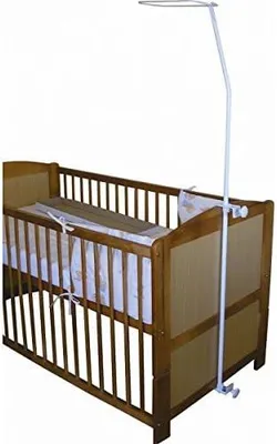 Produktbild von Universelle Himmelstange für Babybetten, weiß