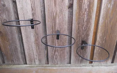 Produktbild von 3er Set Topfhalter Wandhalter 17,5 cm Eisen Blumenhalter Wanddeko
