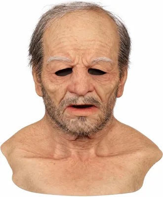 Productafbeelding van Realistisch masker voor oude man - Latex volgelaatsmasker voor Halloween