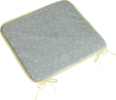 Obrázek produktu pro Sedák Adéla hladký - 40x40 cm - Šedá,Bílá