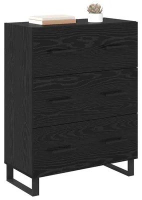 Obrázek produktu pro vidaXL Příborník se zásuvkami vzhled černý dub 69,5 x 34 x 90 cm