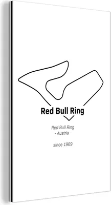 Obrázok produktu pre Nástenná dekorácia Kovový kovový obraz Wall Art 100x150cm Red Bull Ring - Formula 1 - Circuit Muchowow Hliníkové obrazy