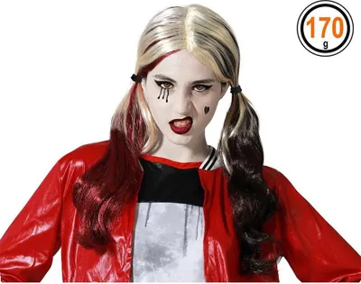 Immagine prodotto di Parrucca di Halloween Atosa 170gr Rosso Rosso Taglia Unica