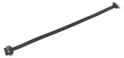 Obrázek produktu pro Adaptér PCI Express X1 pro rychlý přenos dat – prodlužovací kabel PCI Express 3.0 X1 na X1 pro zvukové, síťové a datové karty, 40 cm / 15,7 palce