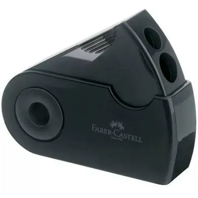 Produktbild von Faber-Castell SLEEVE Manueller Bleistiftspitzer Schwarz