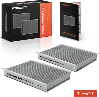 Immagine prodotto di Frankberg 2x filtro aria cabina a carboni attivi per Jeep Renegade Fiat 500X Alfa Romeo Tonale