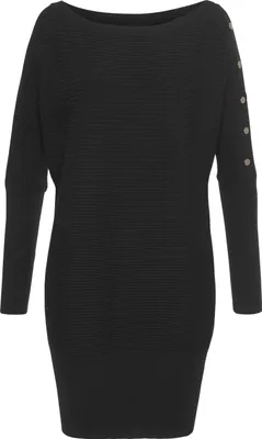 Produktbild von LASCANA Longpullover schwarz Größe 40/42