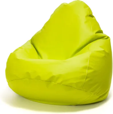 Obrázek produktu pro Ecopuf Fuzzy, sedací vak, sedací vak z umìlé kùže, 80x110, Jablkovì zelená E16, 80x110
