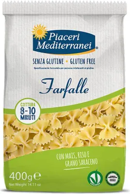 Produktbild von Piaceri Mediterranei Farfalle 400g