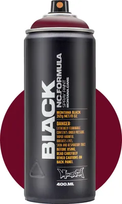 Image de Montana Cans Black Spray Paint 3062 Cardinal 400 ml 1 pc