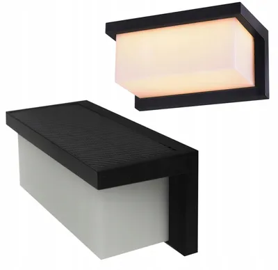 Obrázok produktu pre LED solárne nástenné svietidlo s pohybovým senzorom, SOE-12, IP54