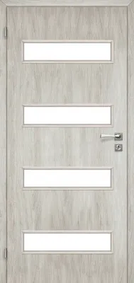 Produktbild von Linke Innentür Silbereiche Milano 80 cm