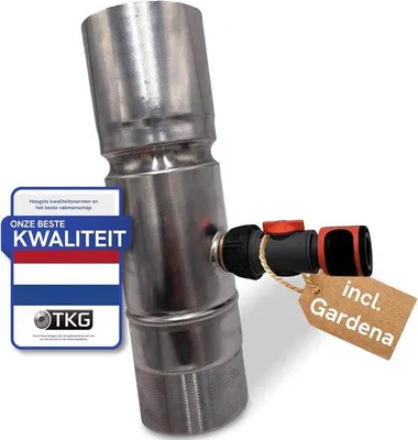Produktbild von Regenwassersammler für Regenrohre - Regenwassersammler - 1 Stück - Zink - 87 mm