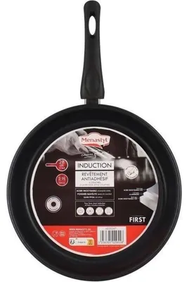 Image de Poêle à frire - MENASTYL - 6020247 - Acier inoxydable - 28 cm - Convient à tous les types de feux, y compris à induction