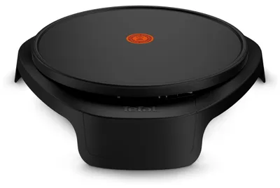 Image de Tefal Easy Crep'Party, appareil à crêpes, plaque amovible de grande taille, revêtement antiadhésif, indicateur de température Thermo-Signal, nettoyage facile, plaque compatible lave-vaisselle, couleur noire, modèle PY3218F0