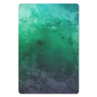 Produktbild von MuchoWow® Mauspad Mousepad Aquarell - Grün - Blau 40x60 cm - Mousepads - Maus Mat - Pad - Mausunterlage - Schreibtisch Accesoire