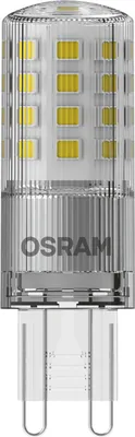 A studio shot of an Osram LED light bulb.