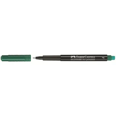 Image de FABER-CASTELL Marker Multimark permanent F grün 10Stk.