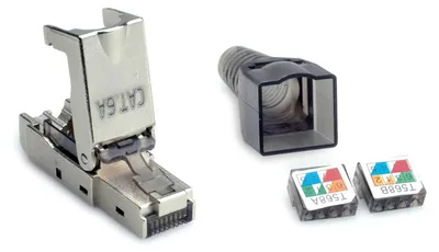 Productafbeelding van VALUE, afgeschermde RJ-45 connector, Cat.6A (klasse EA), STP