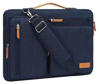 Immagine prodotto di Borsa per laptop a tracolla - 14 pollici - Con manico - Nero