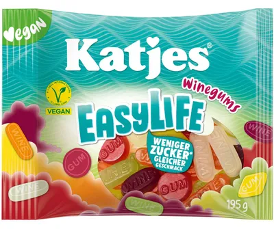 Produktbild von Katjes EasyLife Winegums 195g