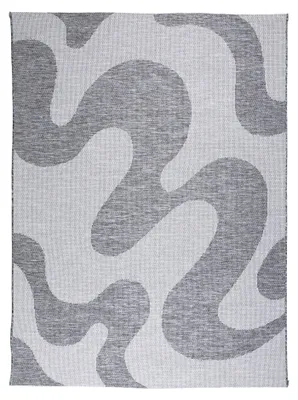 Produktbild von In- & Outdoor Teppich - Summer Swirl Grau