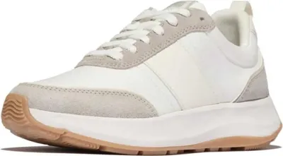 Immagine prodotto di Fitflop F-mode Flow Suede Mix Flatform Scarpe sportive Bianco EU 40 Donna Bianco EU 40