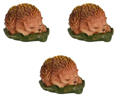 Immagine prodotto di Set di 3 miniature di ricci per la decorazione del giardino
