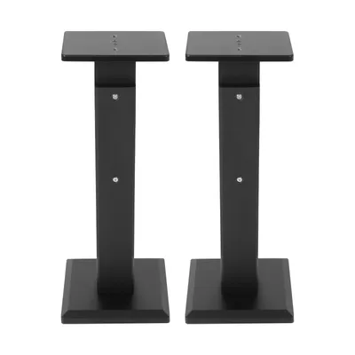 Image de Paire de supports d'enceinte, Bibliothèque réglable Support d'enceinte, Noir